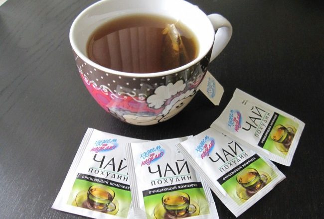чай похудин в пакетиках