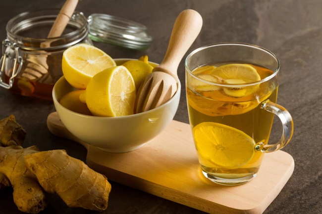 чай с имбирем медом и лимоном
