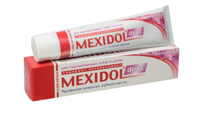 зубная паста мексидол
