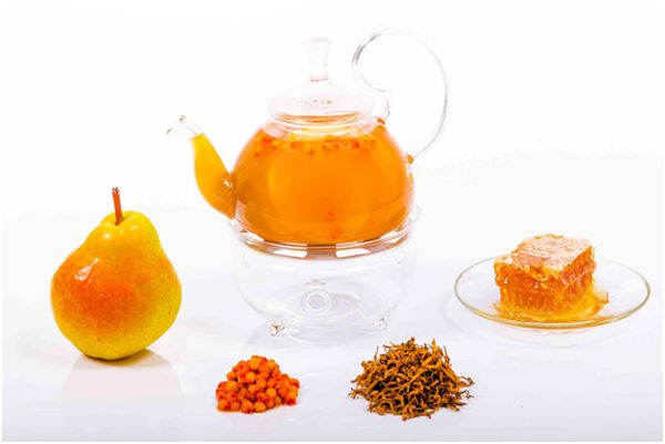 облепиховый чай с грушей и медом