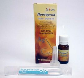 Протаргол – инструкция по применению для взрослых и детей, дозировки